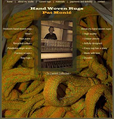 screenshot front page hand-woven-rugs.com